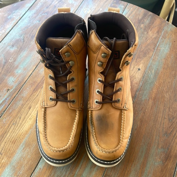 Harley moto boots, wore ten times tons of life left. Shifter mark on left boot. - Picture 1 of 5